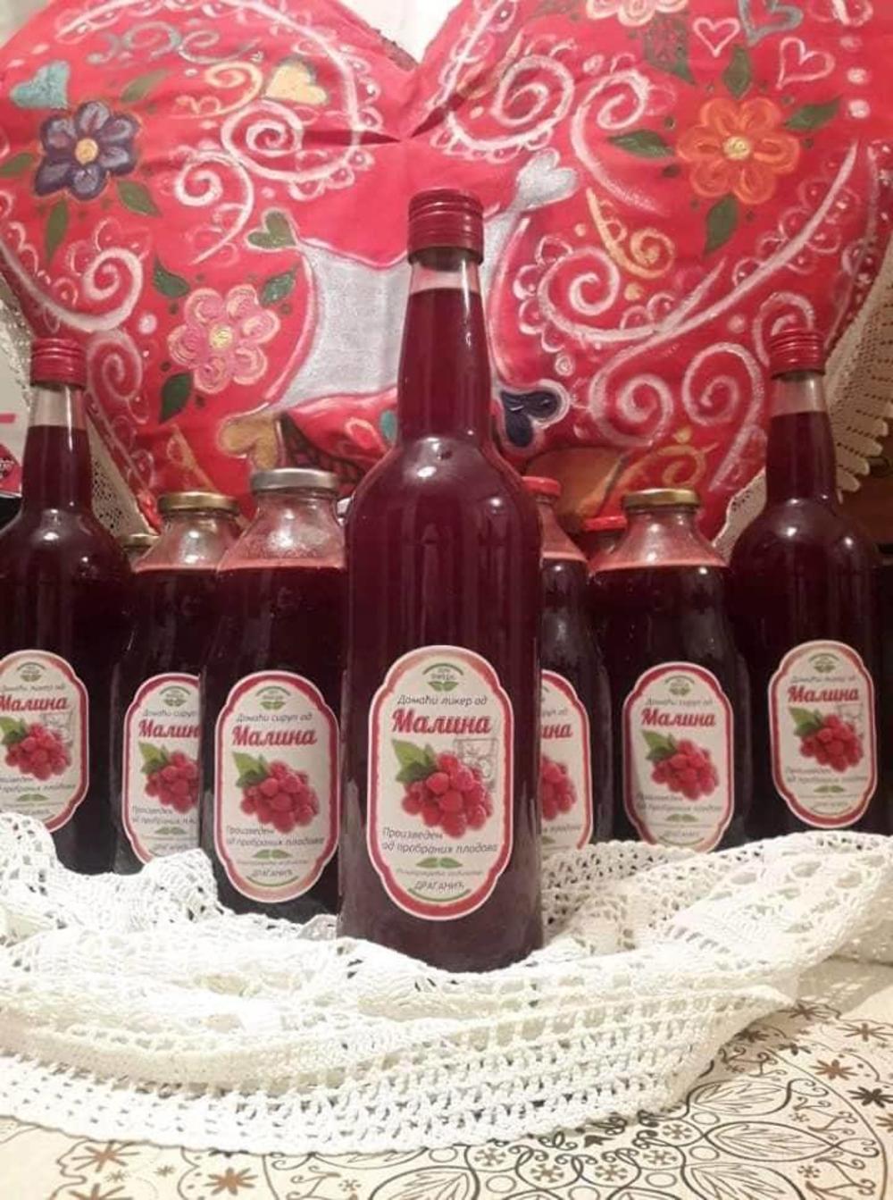 Sok od malina, domaća proizvodnja    