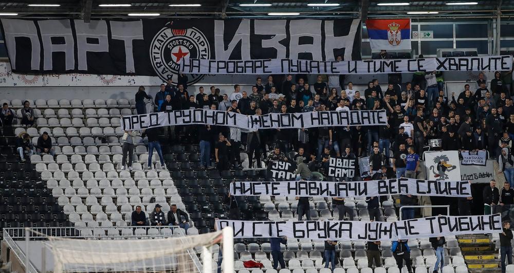 Prozivka Partizanovaca za Južnu tribinu  