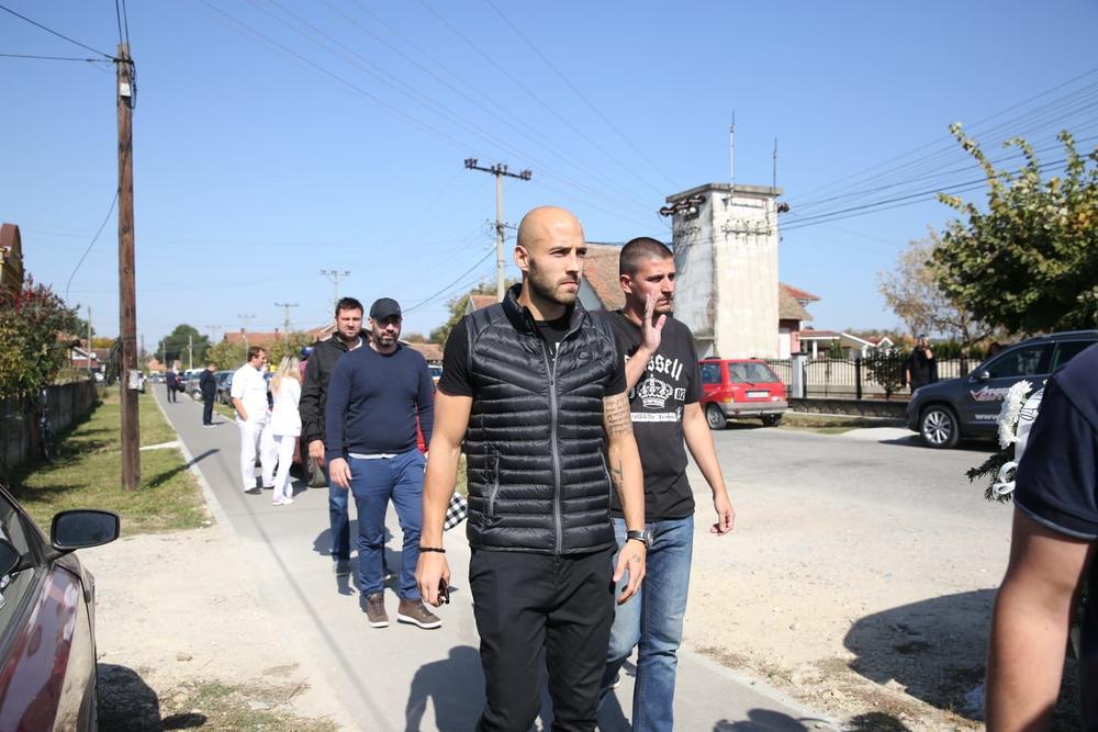 Fudbaler Partizana Nemanja Miletić  