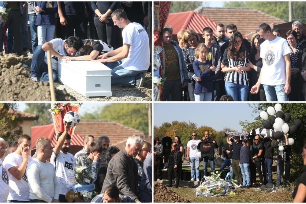 MALI DULE PRESELIO SE MEĐU ANĐELE: Sahranjen u belom kovčegu, došao i fudbaler Partizana koga je Duki najviše voleo