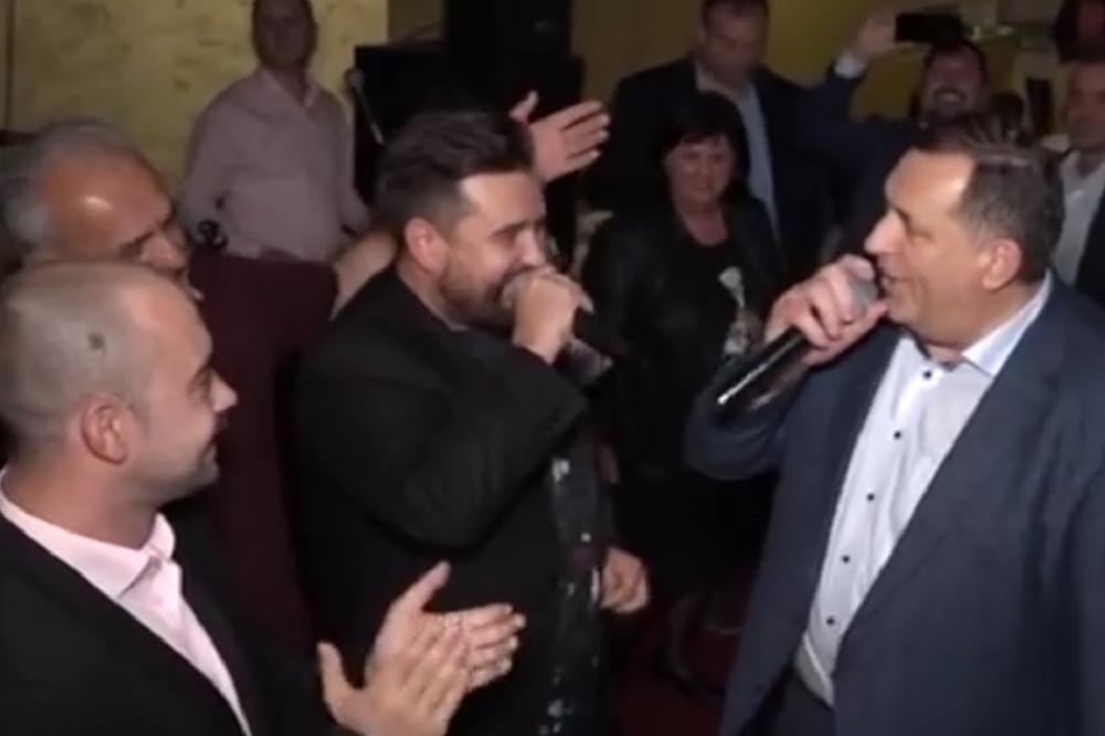 DODIK NAKON POBEDE ZAPEVAO PESMU OD KOJE KREĆE SUZA NA OČI! Lumperajka u izbornom štabu SNSD (VIDEO)