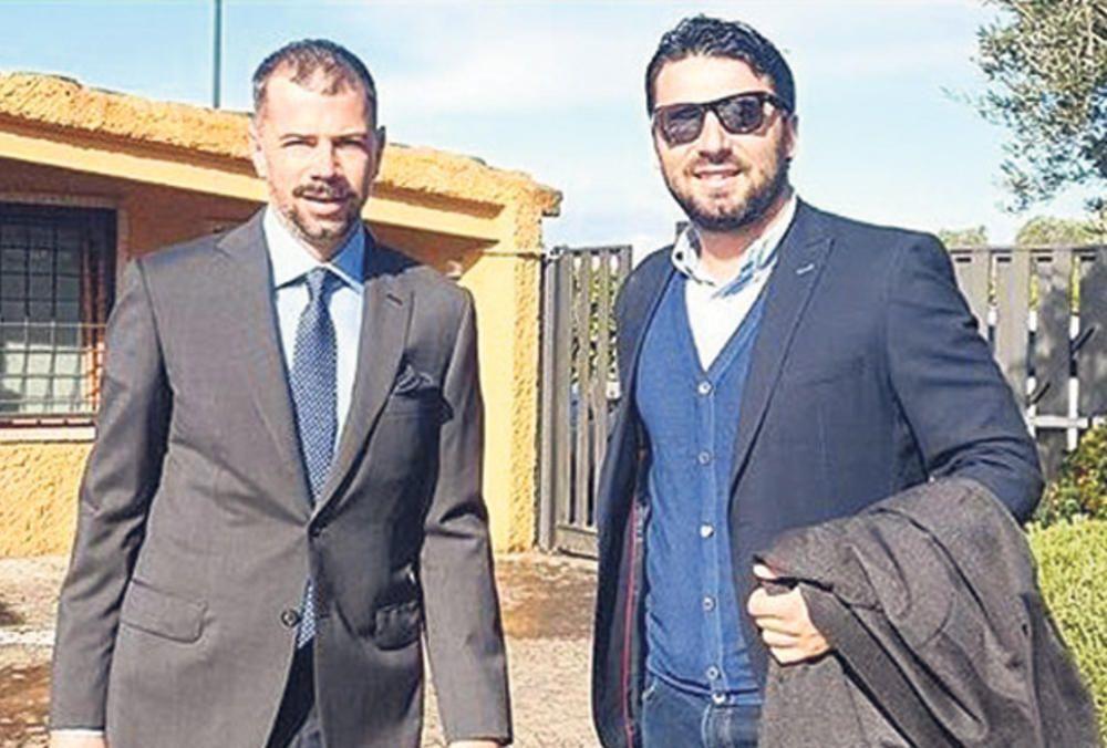 Mateja Kežman i Uroš Janković  