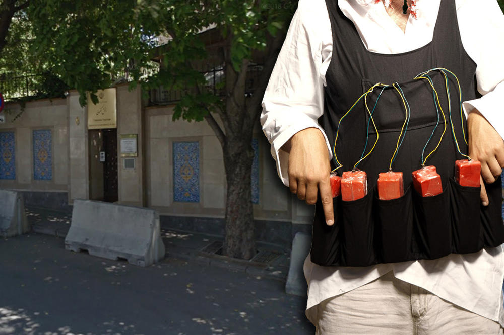 STRAVIČNO: Žena-samoubica se raznela pred policijom!