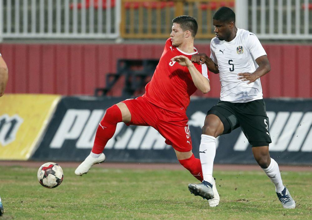 Luka Jović, napadač mlade reprezentacije Srbije  