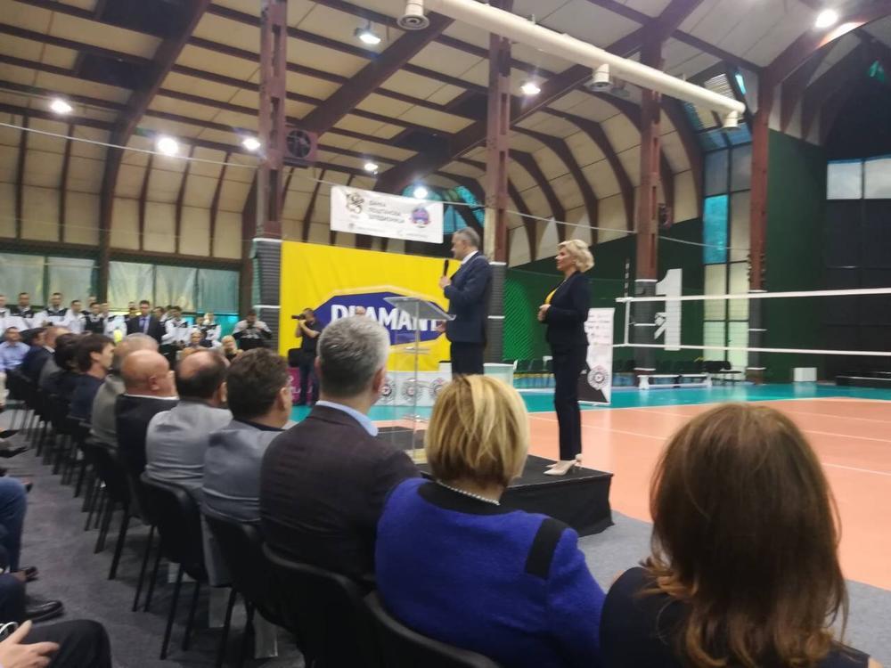 Otvaranje odbojkaške hale koju će koristiti OK Partizan i reprezentacije Srbije  