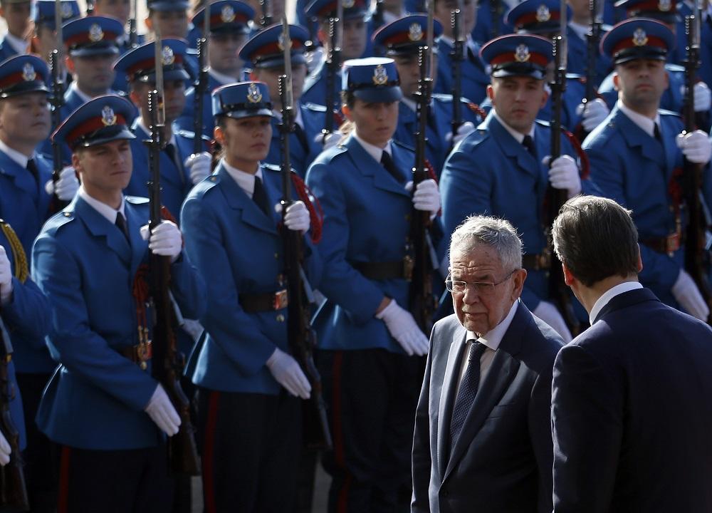 Predsednik Austrije dočekan uz najveće počasti  