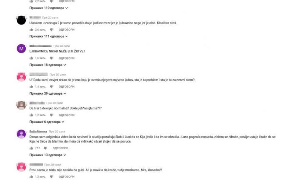 Ponovo su krenule osude na društvenim mrežama  