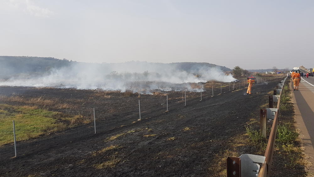 Dim nakon saobraćajne nesreće otežao je kretanje vozačima  