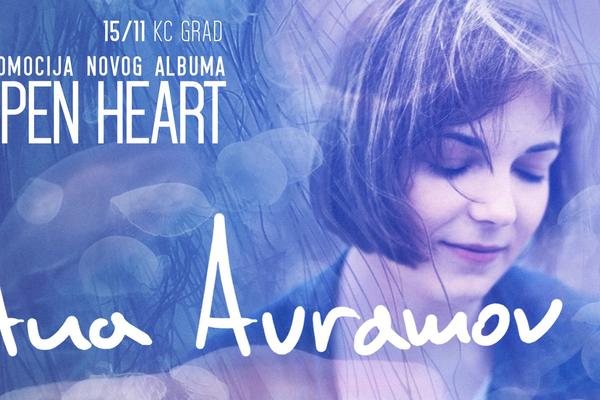 Ana Avramov koncertom promoviše album Open Heart