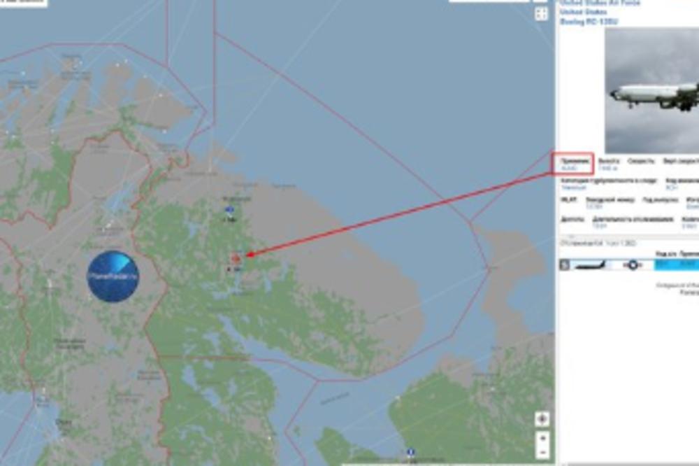 AMERIČKI AVION UHVAĆEN BLIZU GRANICE RUSIJE: Obaveštajne letelice SAD-a sve češće!