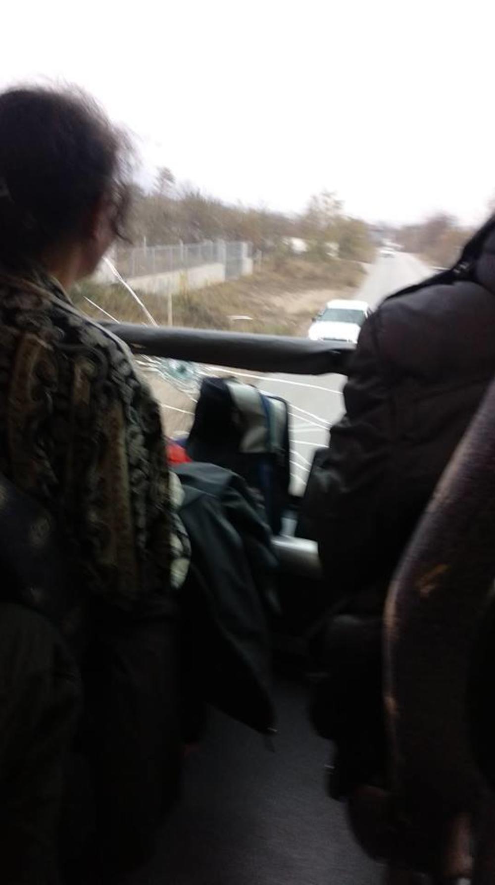 Fotografija nastala u jednom od autobusa  