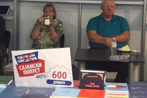 VJERICA JE NAVALILA NA KREMPITU KAO GLADNA GODINA - ŠEŠELJ OSTAO U ČUDU! Radeta izdominirala na Sajmu knjiga (FOTO)