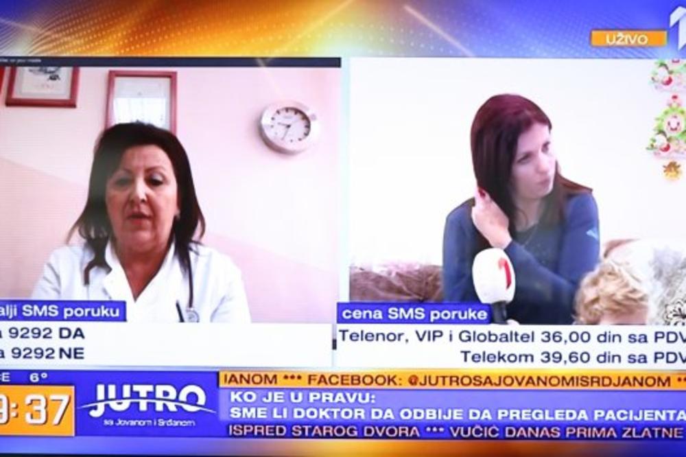NAČELNICA PEDIJATRIJE I NEZADOVOLJNA MAJKA U SUKOBU UŽIVO: Šta se zapravo dogodilo s detetom u ordinaciji?