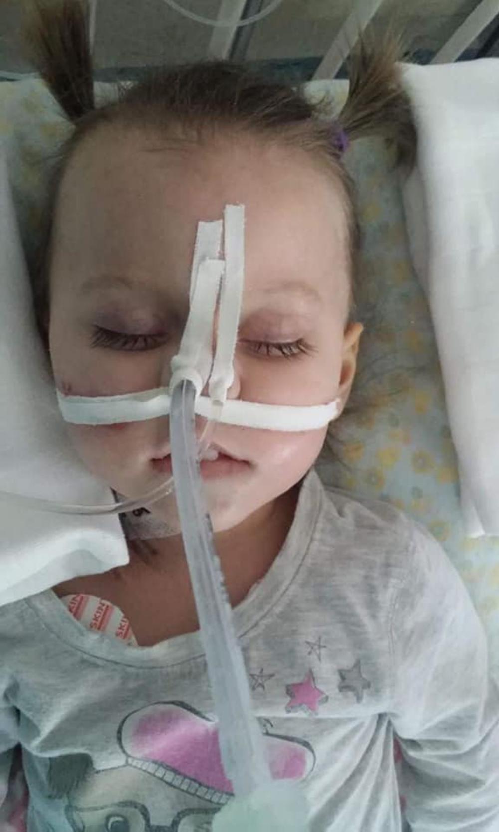 Mala Nađa nakon što se zarazila morbilama  