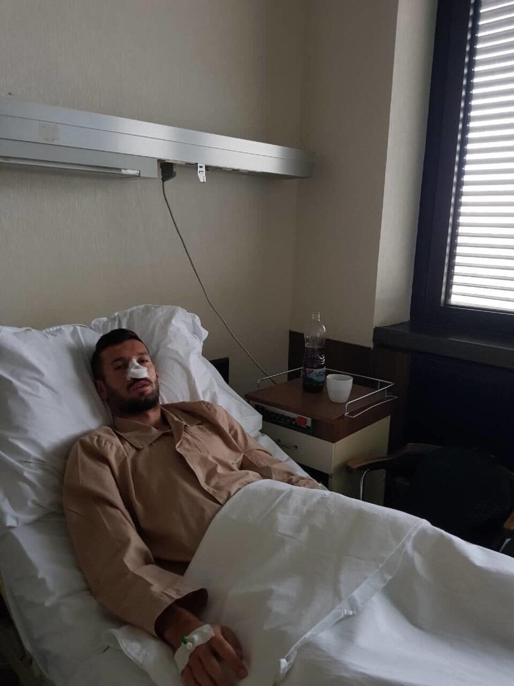 Aleksandar Šćekić u bolnici posle operacije  