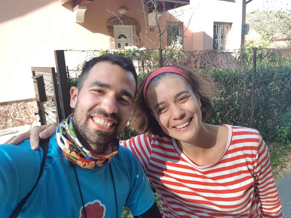 Grk Elpis Hrisovergis sa ljubaznim domaćinima   