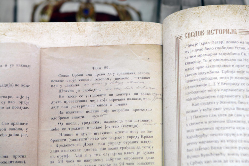 Imao je duhovite opaske na Ustavne odredbe  