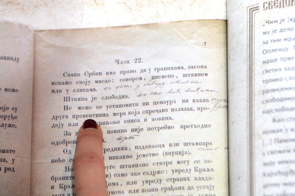 Imao je duhovite opaske na Ustavne odredbe  