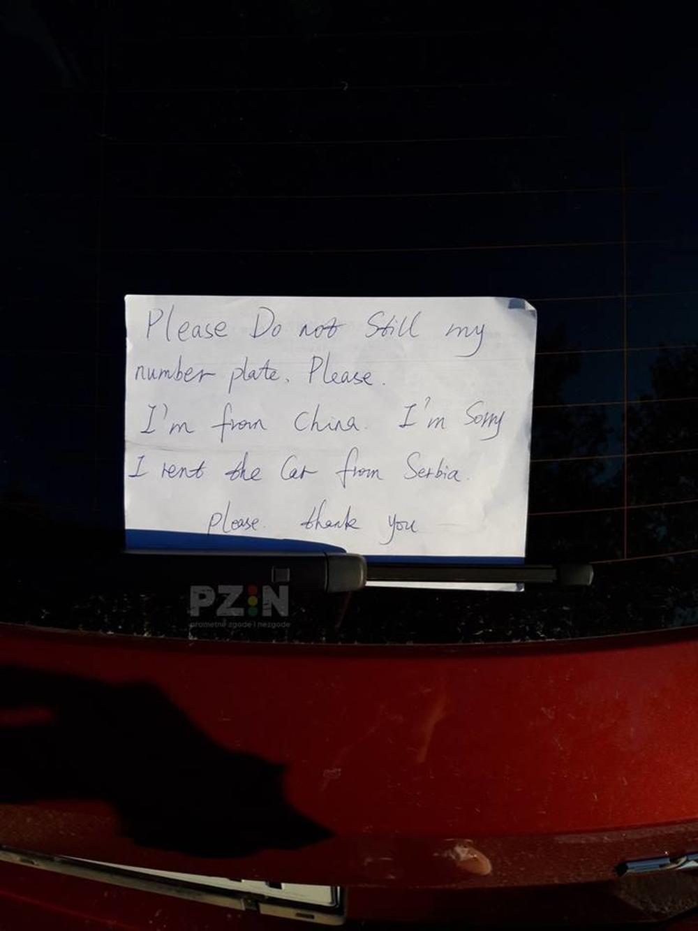 Poruka zabrinutog Kineza    