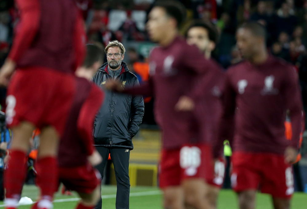 Zagrevanje fudbalera Liverpula  