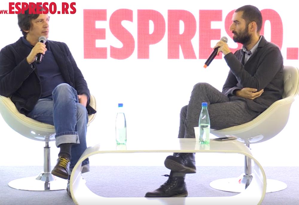 Dejan Atanacković na štandu Adria Media Group  