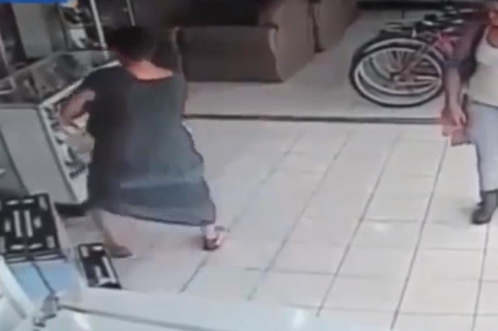 ZADIGLA JE SUKNJU, PA IZVELA NEVEROVATNU KRAĐU: Ova žena je za 13 sekundi uspela nešto NEMOGUĆE! (VIDEO)
