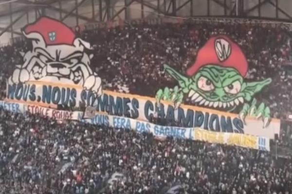 ONI SE NAŠLI PAMETNI DA PROZIVAJU NEKOG! Navijači Marseja PSŽ-u: Kupili ste Zvezdu, ali nećete i Ligu šampiona!