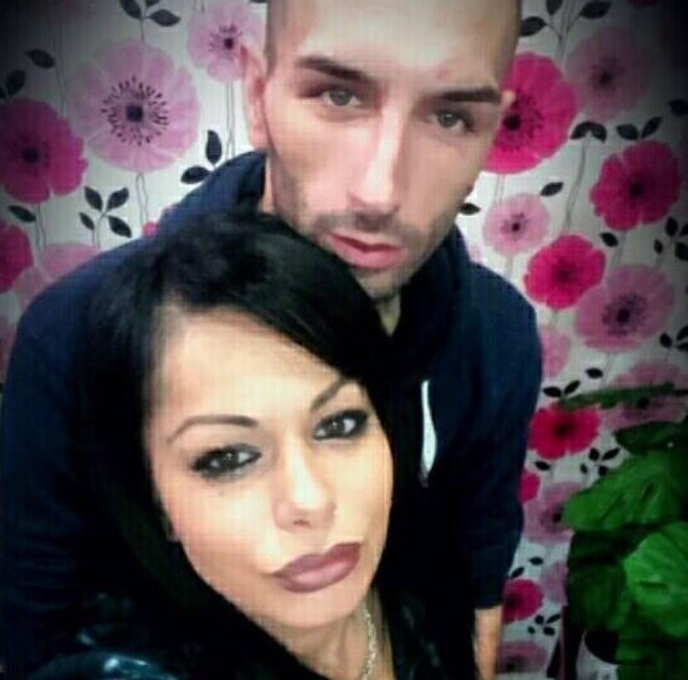 Ivana Mlađenović sa verenikom M.K