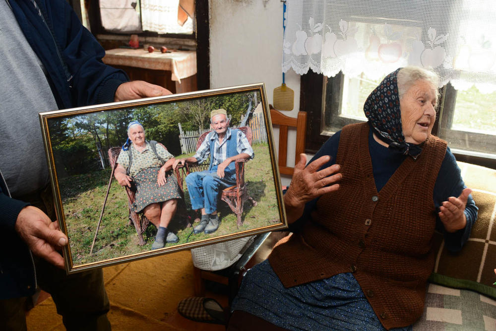 Marija i Živan Jovanović na fotografiji  