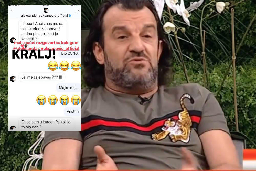 ACA LUKAS ZABORAVIO KAD JE KONCERT ANE BEKUTE! Iscurela PREPISKA između njih dvoje: Otišao sam u ku**c