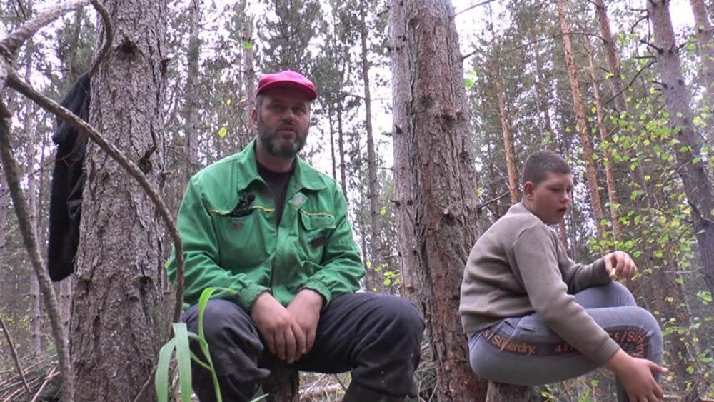 Milijan Laković već 20 godina radi u šumi  