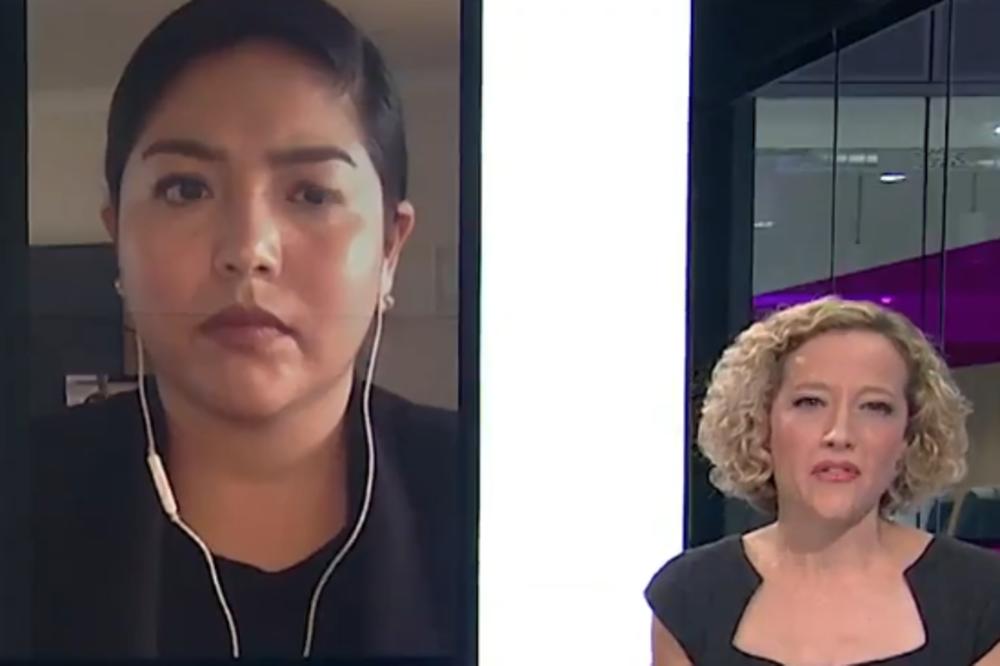 DAVALA JE INTERVJU ZA VESTI, PA DOŽIVELA BLAM: U kadar joj je uletelo nešto PRESMEŠNO! (VIDEO)