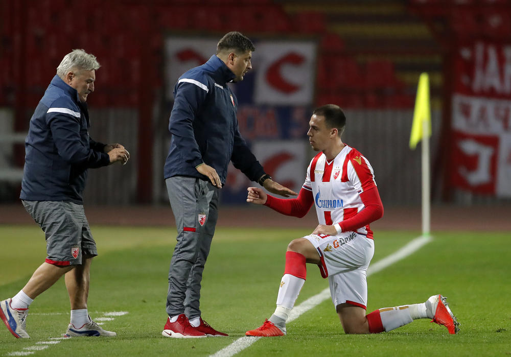 Milan Rodić i Vladan Milojević na meču sa Bačkom