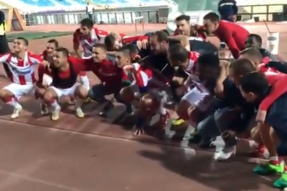 ŠOU NA SEVERU: Fudbaleri Zvezde zajedno sa Delijama napravili karnevalsku atmosferu!