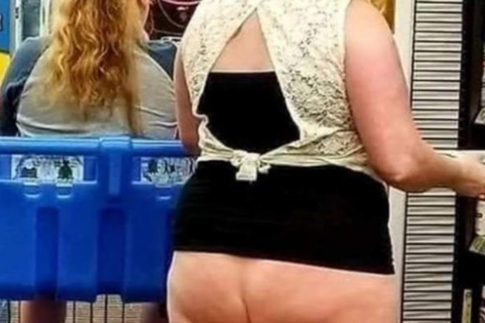 UŠETALA U RADNJU I PRENERAZILA LJUDE: Svi su u neverici gledali u njenu pozadinu! (FOTO)