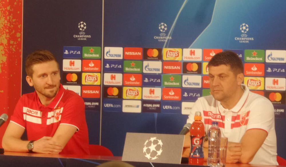 Marko Marin sa trenerom Milojevićem na konferenciji  