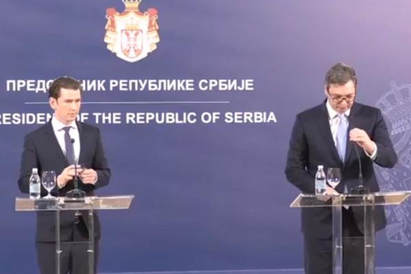 SASTALI SE PREDSEDNIK SRBIJE I AUSTRIJSKI KANCELAR Vučić: Zamolio sam Kurca da nam pomogne