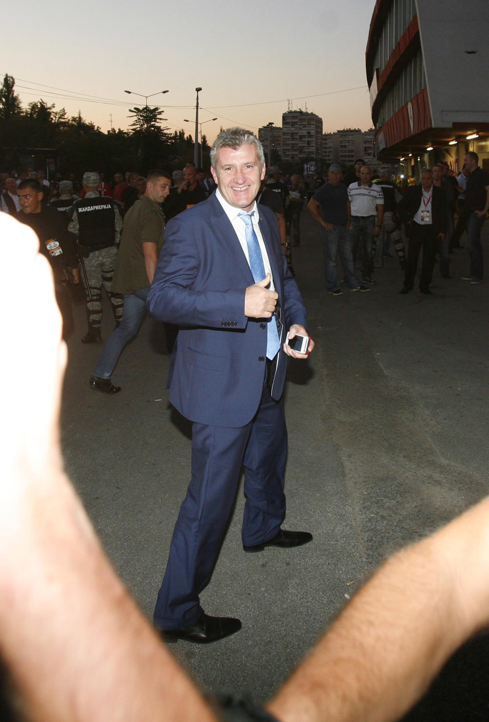 Davor Šuker prilikom dolaska na Marakanu  