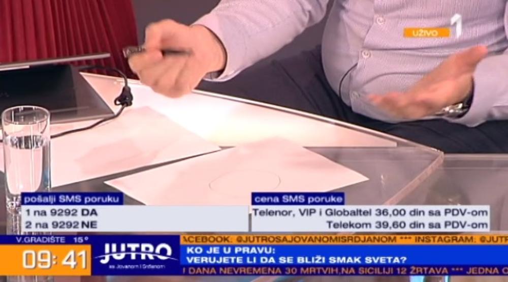 Kulturolog Predrag Petković, crtež  