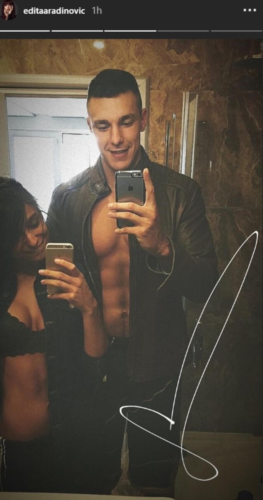 Edita sa svojim dečkom  