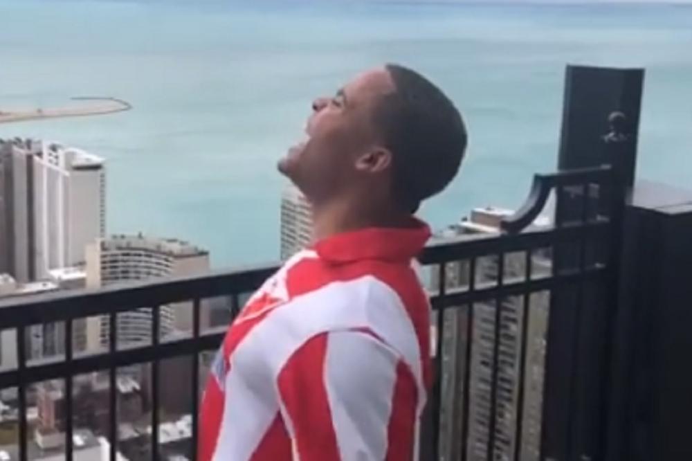 GOREO JE ČIKAGO: Crni Srbi su znali kako da proslave pobedu Zvezde, dobro je da nisu popadali sa vrha zgrade!