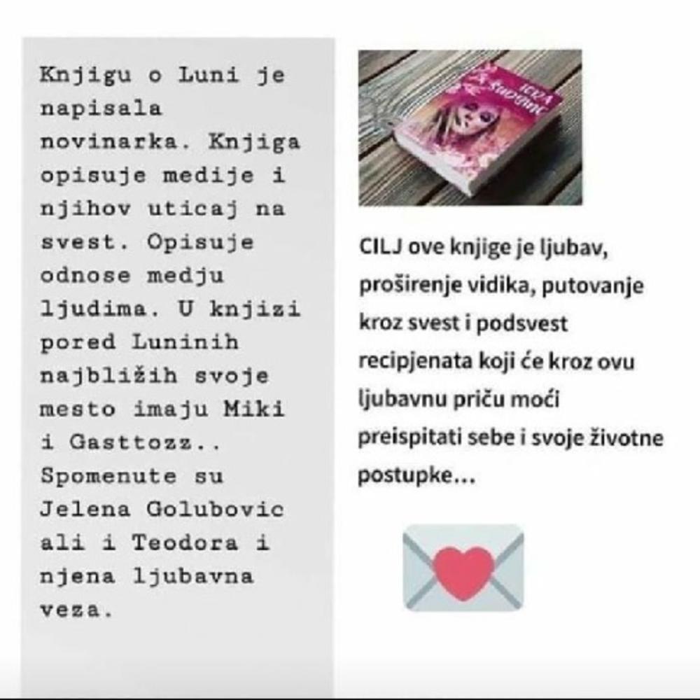 Ovako se još predstavila autorka knjige