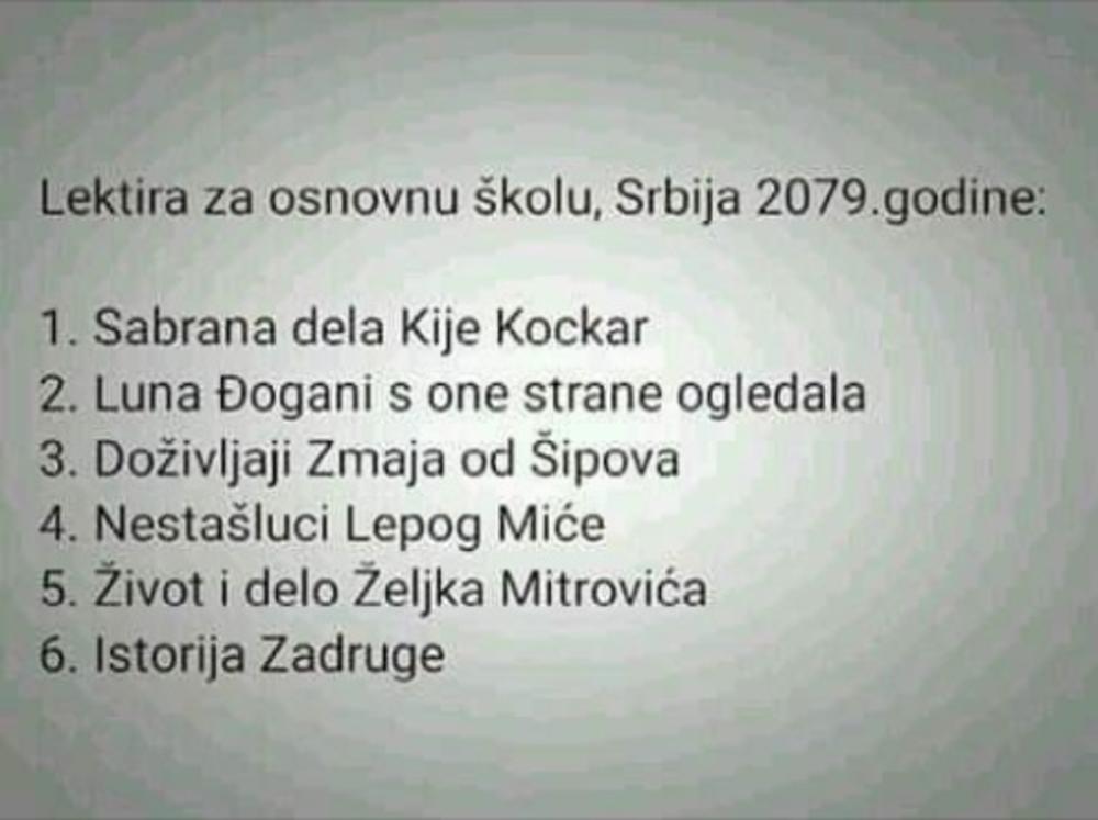 Ovako će izgledati lektira za osnovce