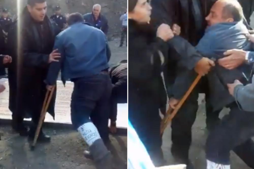 NA ŠTAKAMA DOŠAO DA BRANI REKU, OBEZBEĐENJE GA GURALO! Sukobi na Staroj planini eskaliraju (VIDEO)
