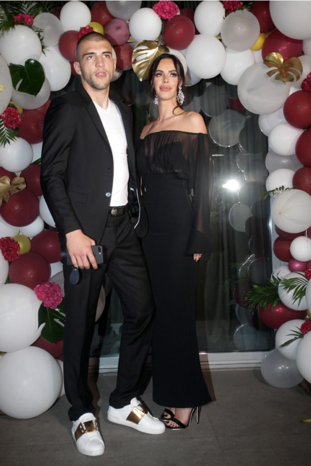 Veljko Ražnatović i Bogdana Rodić  