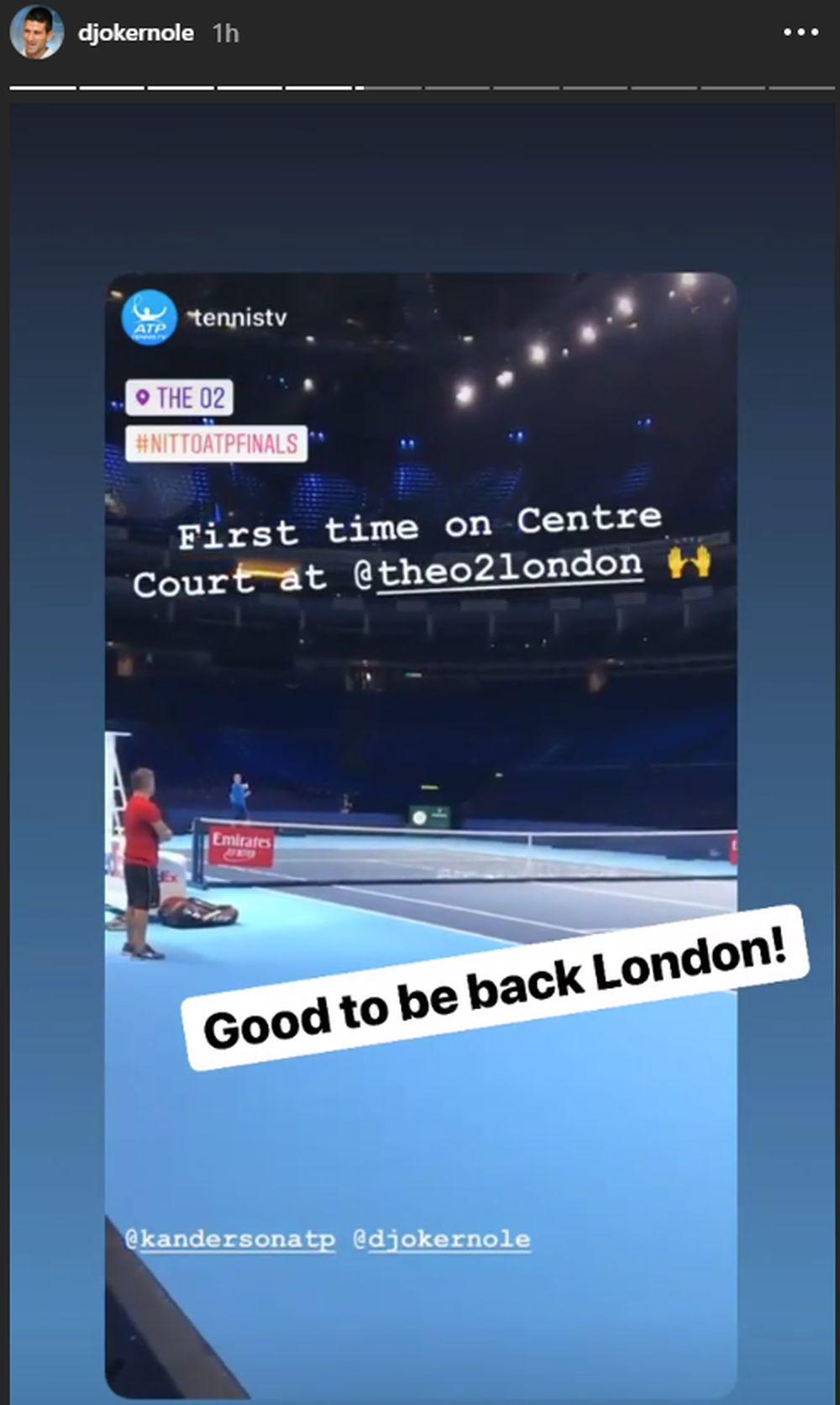Novak Đoković je već odradio prvi trening u Londonu  