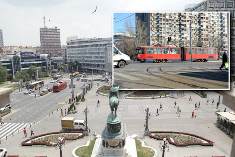 USKORO ĆE TRAMVAJI IĆI I PREKO TRGA REPUBLIKE: Linija 1 voziće od Slavije do Kalemegdana