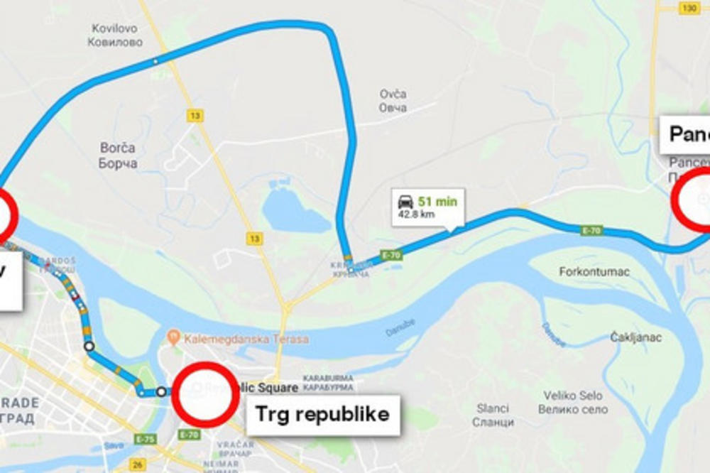 ZATVARA SE PANČEVAC Promene na 13 linija gradskog prevoza, ALTERNATIVNIM pravcem putujete 23 KM DUŽE!