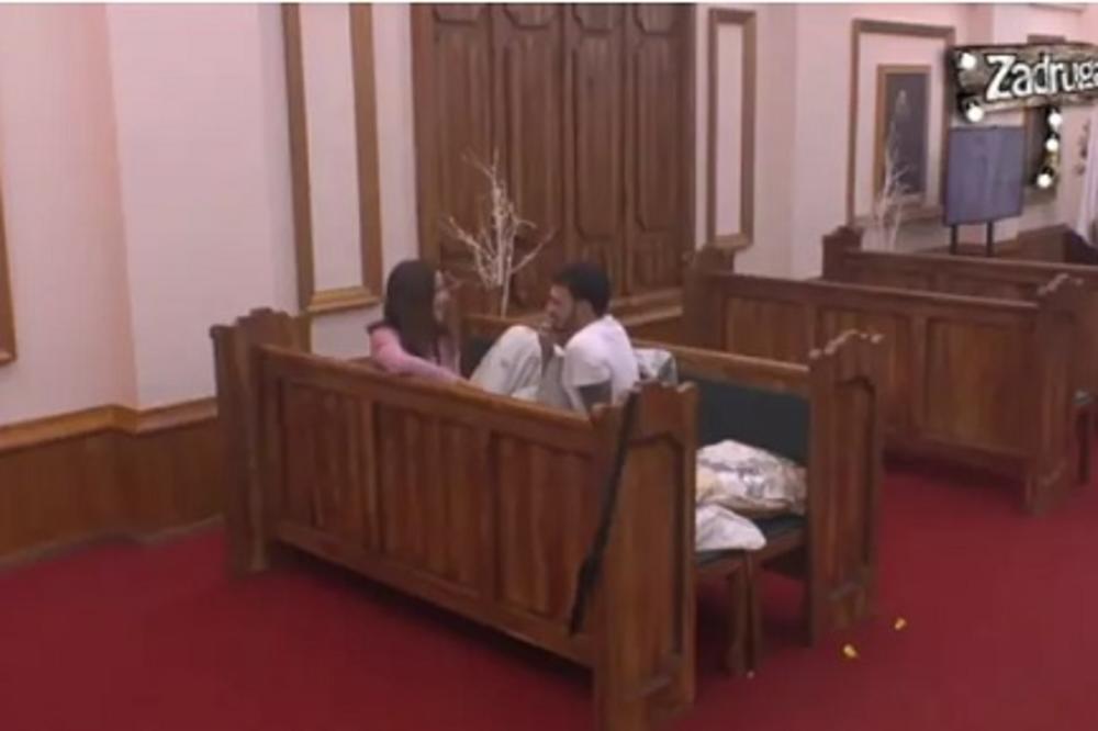 STENJALI CELU NOĆ, A KREVET UMALO DA RAZVALE: Natašu napalilo što Lazar ima verenicu pa ga spopala! (VIDEO)