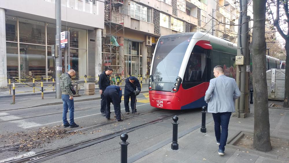 Tramvaj je izleteo iz šina  